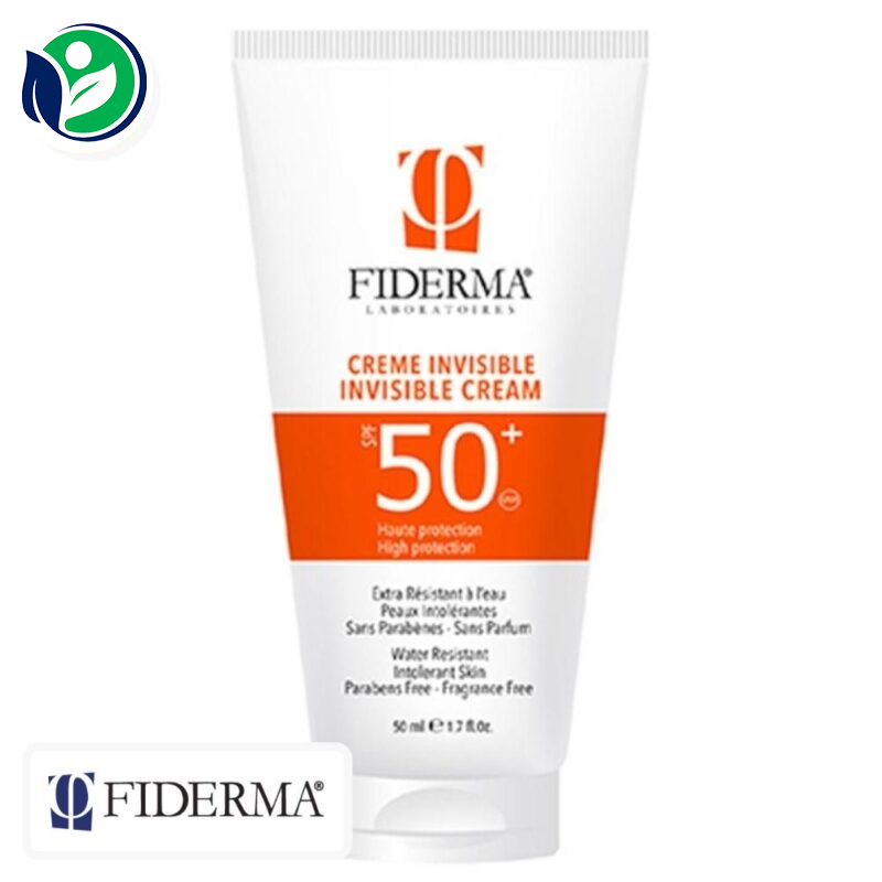 Fiderma Sunfid Ecran Solaire en Crème Invisible Spf50 – 50ml
